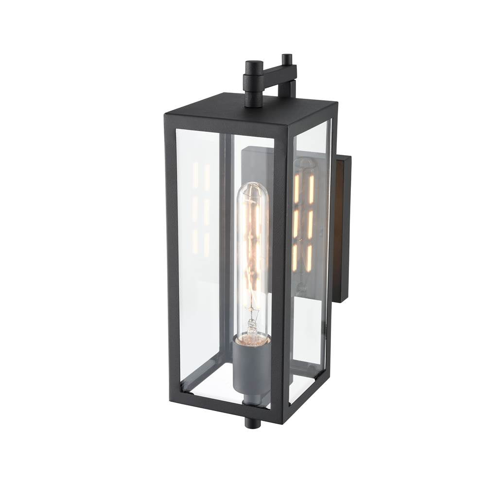 Millennium Lighting 230001-TBK Textured Black Outdoor Wall Sconce Image 5