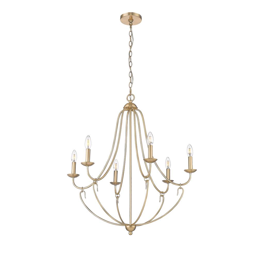 Millennium Lighting 12106-MG Modern Gold Chandelier Ceiling Light Image 5