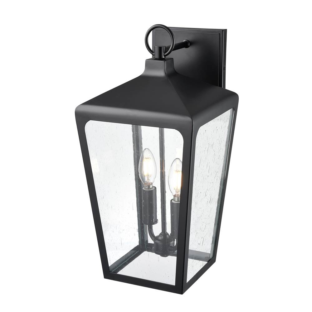 Millennium Lighting 7912-PBK Powder Coated Black Outdoor Wall Sconce Image 5