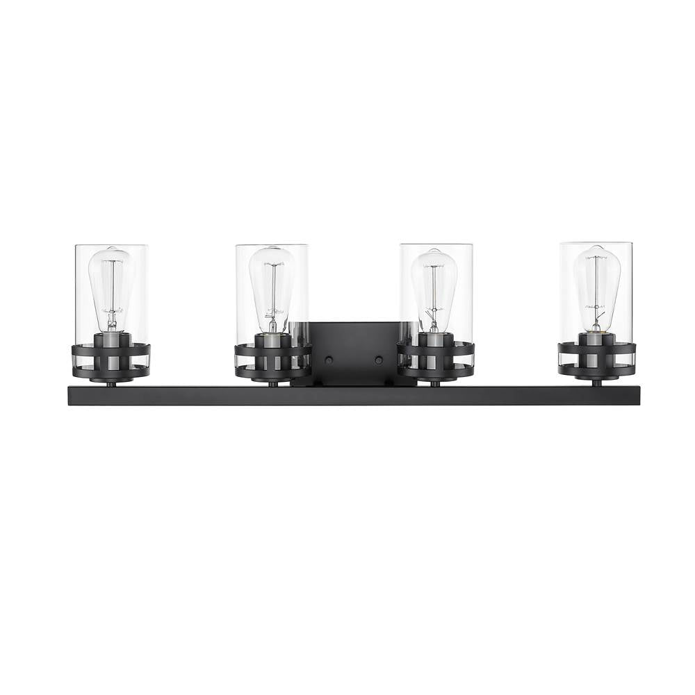 Millennium Lighting 91024-MB Matte Black Vanity Image 1