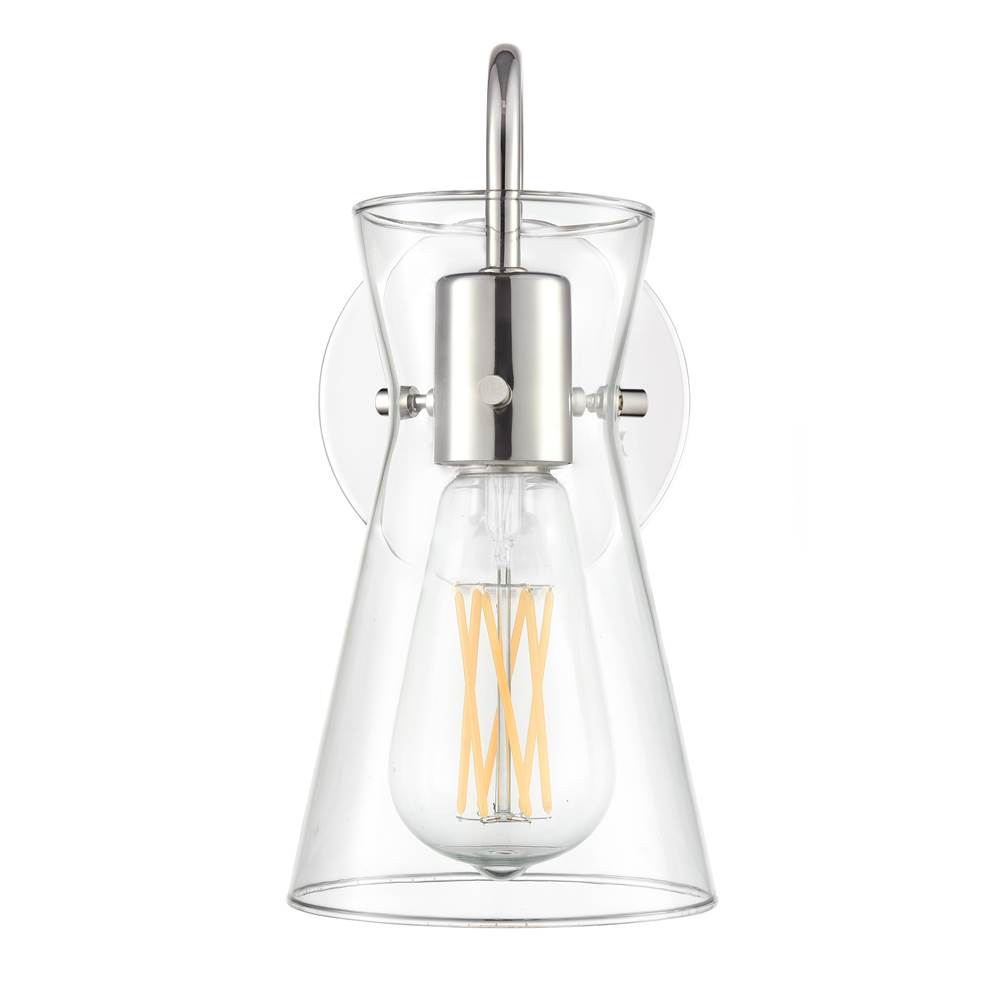 Millennium Lighting Camellia 4.75'' Wide 1-light Vanity - Brushed Nickel