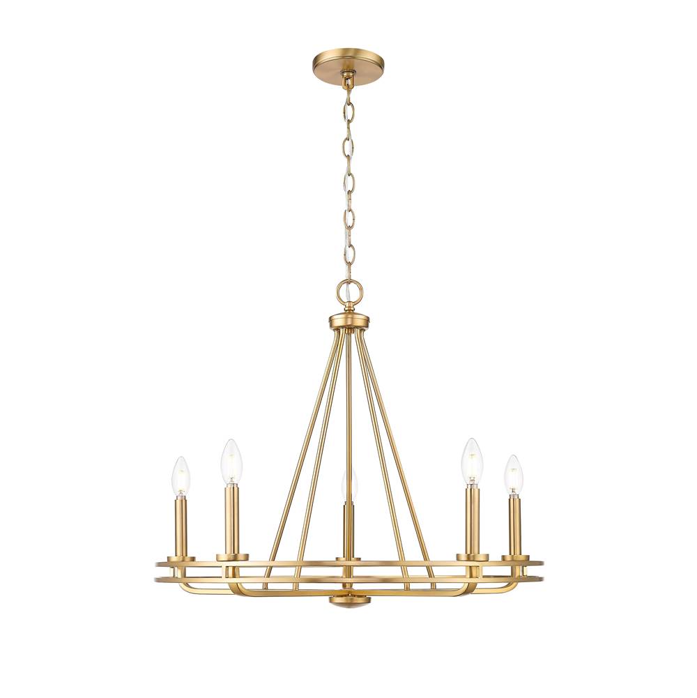 Millennium Lighting Jody 26.5'' Wide 5-light Chandelier - Matte Black