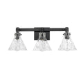 Millennium Lighting 20003-MB Matte Black Vanity Image 1