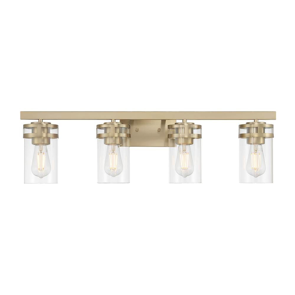 Millennium Lighting 91024-MG Modern Gold Lunden  30.25'' Wide 4-light Vanity Image 5