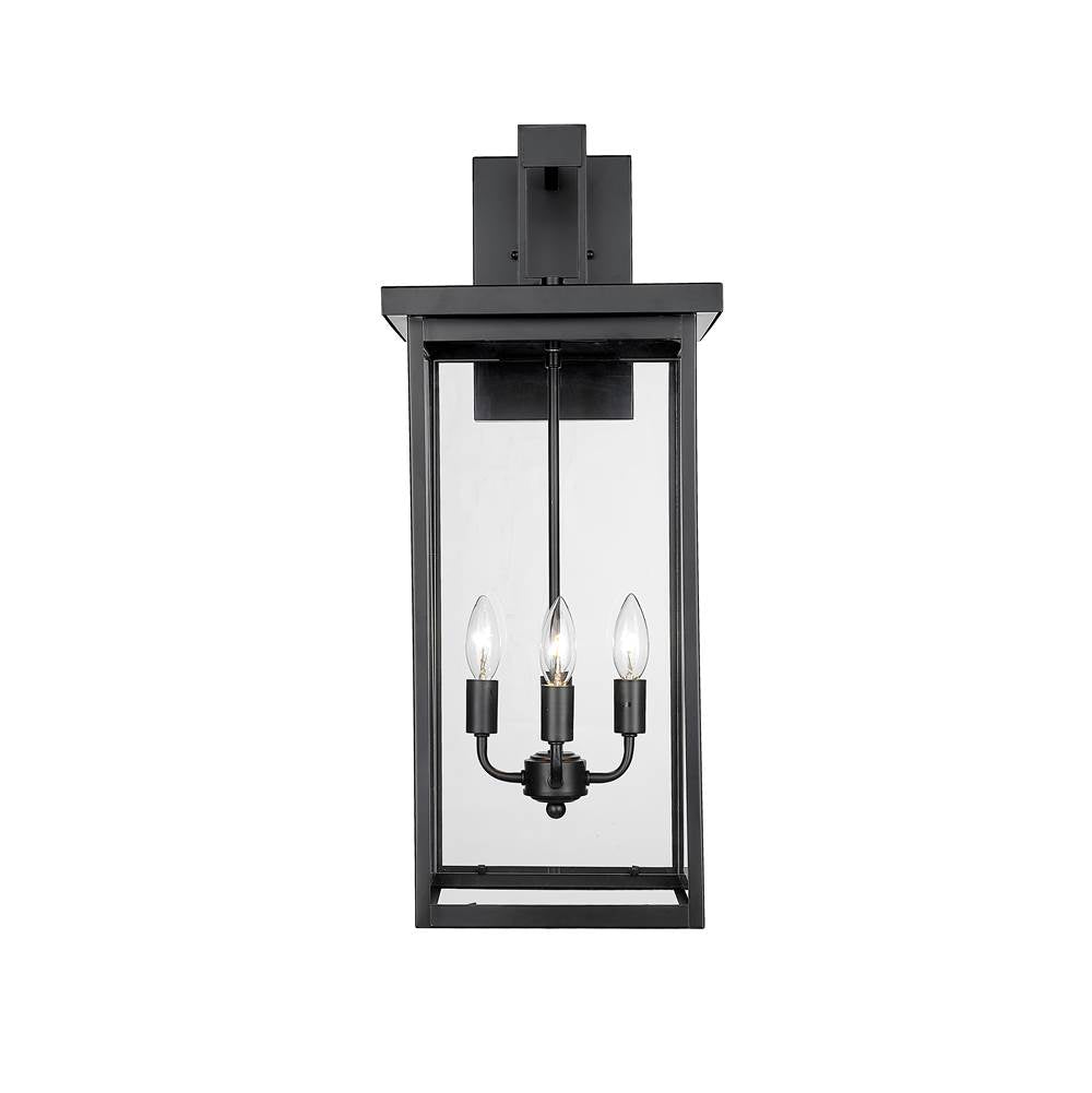 Millennium Lighting 42603-PBK Powder Coated Black Outdoor Wall Sconce Image 1