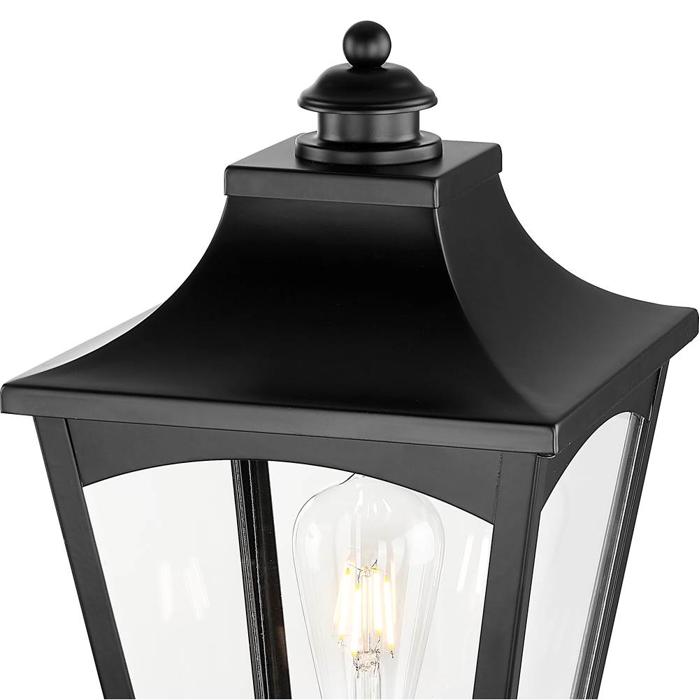 Millennium Lighting 10941-PBK Powder Coated Black Outdoor Post Lantern Image 4