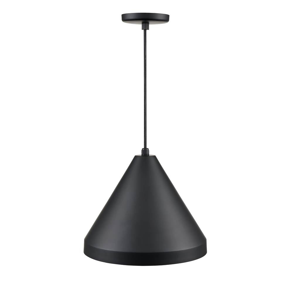 Millennium Lighting RWCC17-SB Satin Black Cord Hung Wide Cone Image 4