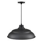 Millennium Lighting RALWHC20-SB Satin Black Cord Hung Aluminum Warehouse Image 4