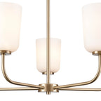 Millennium Lighting 214005-MG Modern Gold Laphia 27'' Wide 5-light Chandelier - Modern Gold Image 6