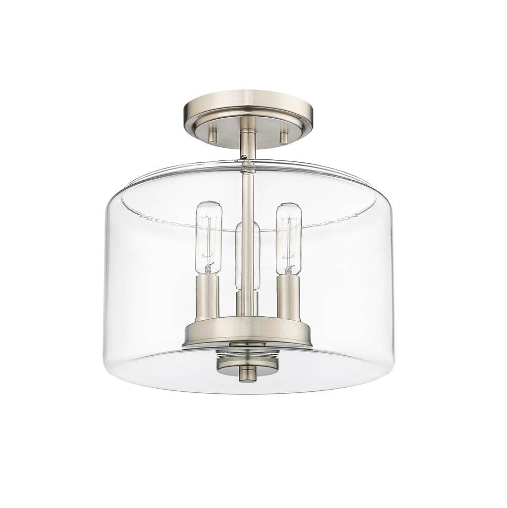 Millennium Lighting 46923-BN Brushed Nickel Semi-flush Ceiling Mount Image 5