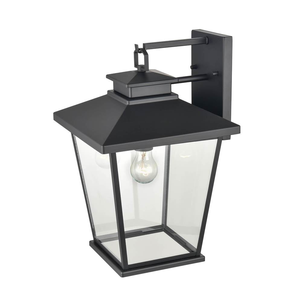 Millennium Lighting 4721-PBK Powder Coat Black Outdoor Wall Sconce Image 3