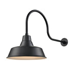 Millennium Lighting RCLWS17-SB Satin Black Classic Warehouse Shade Image 4