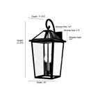 Millennium Lighting 91422-TBK Textured Black Outdoor Wall Sconce Image 2