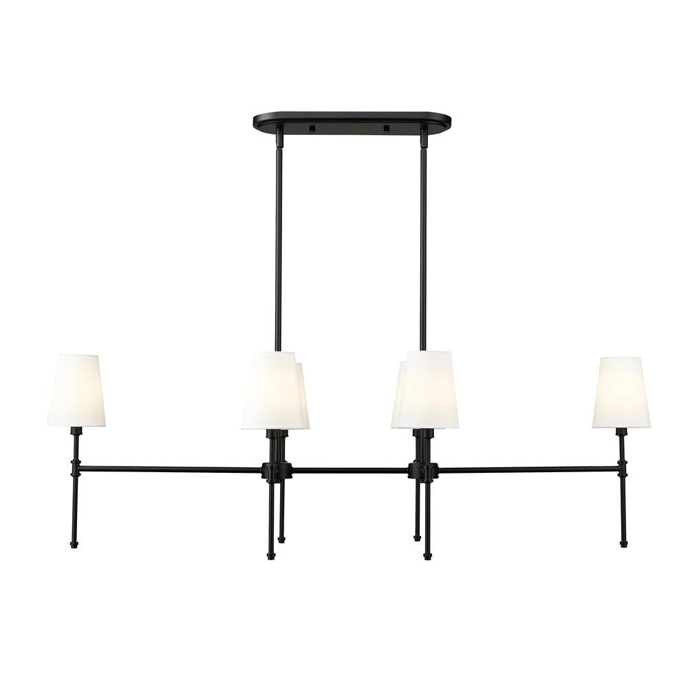 Millennium Lighting Adorra 48'' Wide 6-light Chandelier - Matte Black