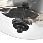 Millennium Lighting 64102-MB Matte Black Strayhan 13'' 2-light Flush Mount - Matte Black Image 4
