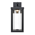 Millennium Lighting 89102-PBK Powder Coated Black Led Outdoor Wall Sconce Image 1