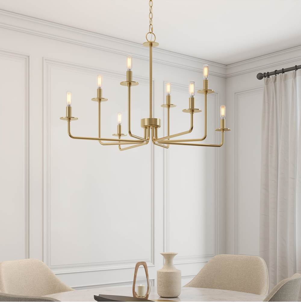 Millennium Lighting 12508-MG Modern Gold Chandelier Ceiling Light Image 2