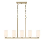 Millennium Lighting Verlana 35'' 5-light Linear Chandelier - Brushed Nickel