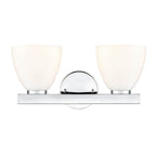 Millennium Lighting Apria 15.75'' Wide 2-light Vanity - Polished Chrome