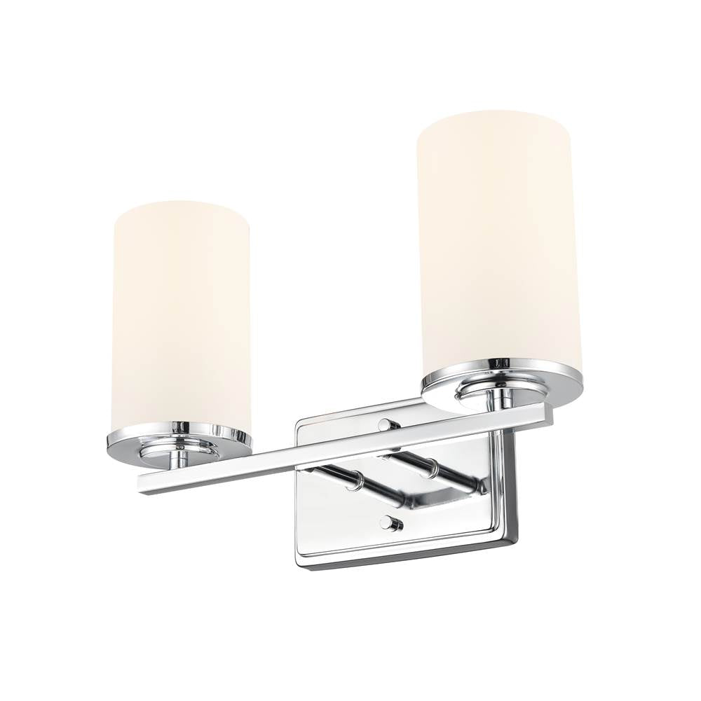 Millennium Lighting 2702WG-CH Chrome Verlana 14'' 2-light Vanity - Chrome Image 5