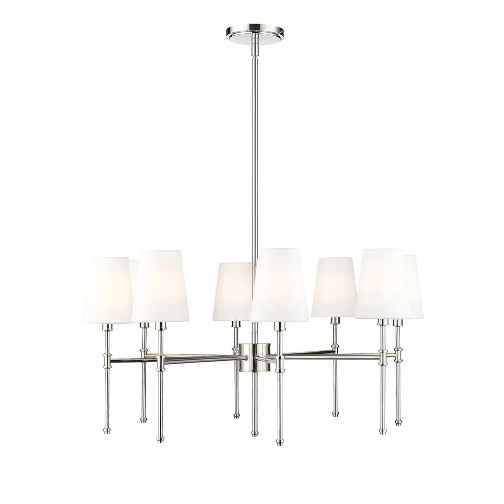 Millennium Lighting Adorra 30'' Wide 8-light Chandelier - Matte Black