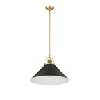 Millennium Lighting 20901-VB/MB Vintage Brass,Matte Black Pendant Light Image 5