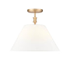 Millennium Lighting Adorra 16'' Wide 3-light Semi Flush - Matte Black
