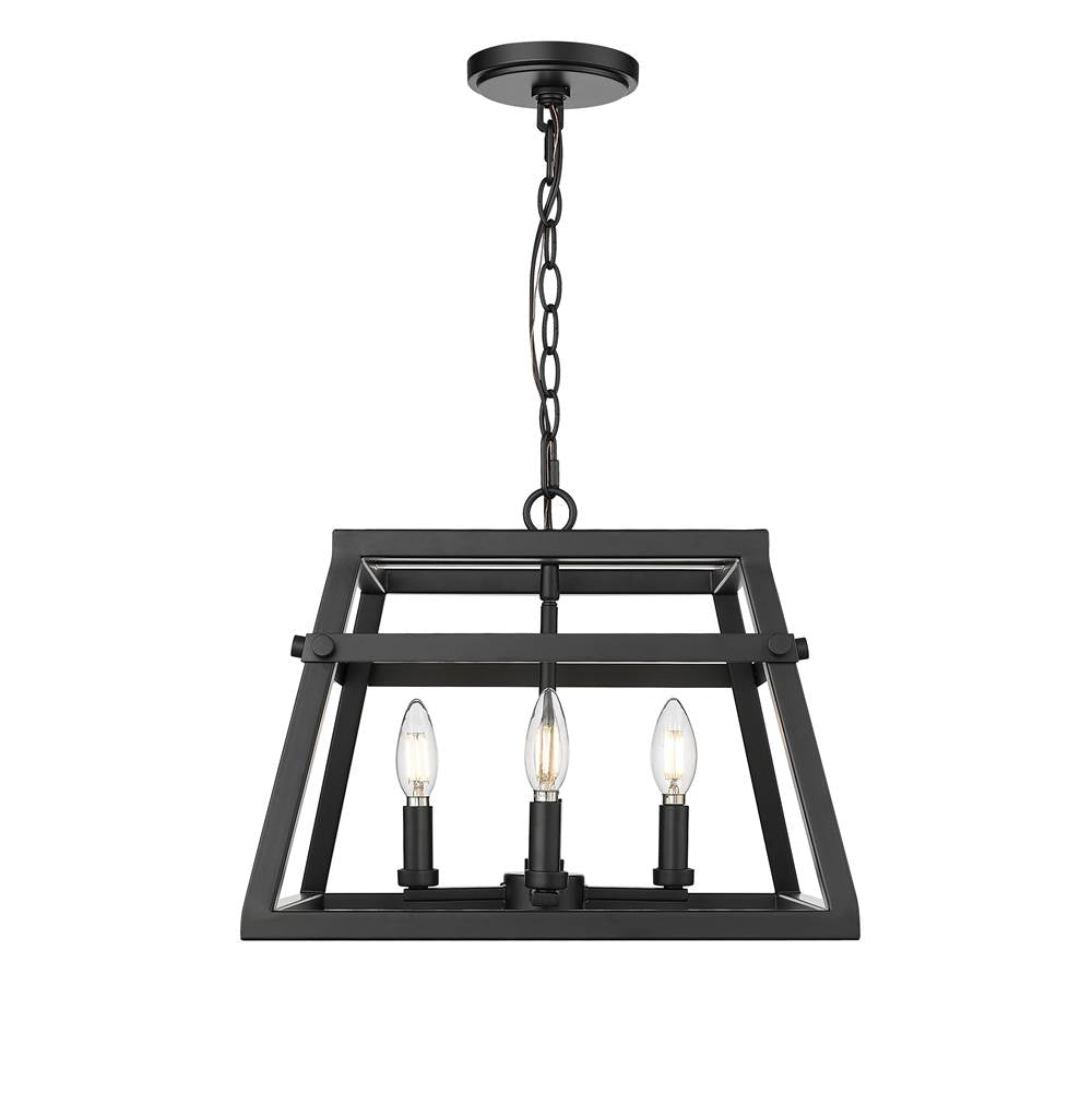 Millennium Lighting Tellsa 16'' Wide 4-light Pendant - Matte Black