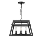 Millennium Lighting Tellsa 16'' Wide 4-light Pendant - Matte Black