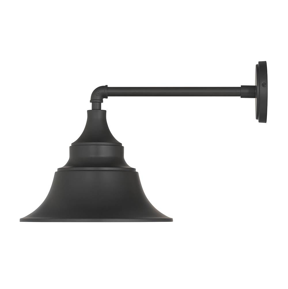 Millennium Lighting 67001-PBK Powder Coated Black Varnel 12.5'' High 1-light Outdoor Wall Sconce Image 7
