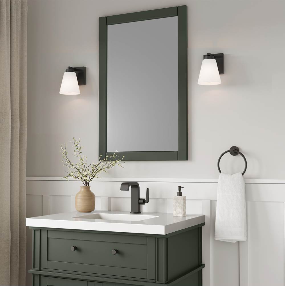 Millennium Lighting 64001WG-MB Matte Black Strayhan 6.75'' High 1-light Wall Sconce Image 4
