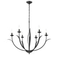 Millennium Lighting 44106-MB Matte Black Charlize 33.75'' Wide 6-light Chandelier - Matte Black Image 1