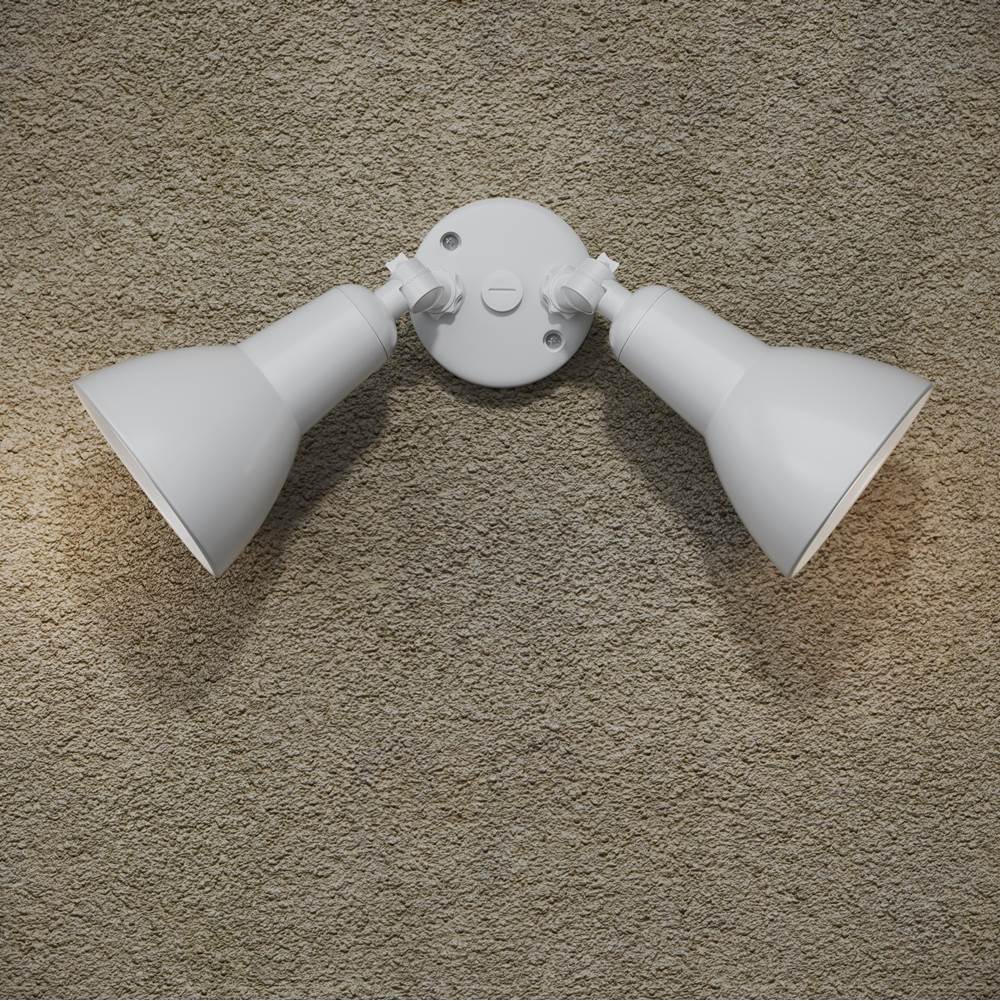 Millennium Lighting 17002-MW Matte White Security Flood Lights Image 2