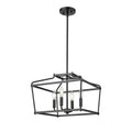 Millennium Lighting 19104-MB Matte Black Nellita 16'' Wide 4-light Pendant - Matte Black Image 1