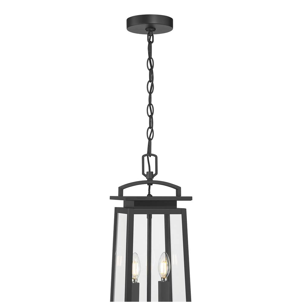 Millennium Lighting 66102-PBK Powder Coated Black Kendrix 7.5'' Wide 2-light Outdoor Hanging Lantern Image 5