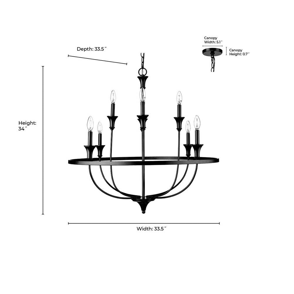 Millennium Lighting 28108-MG Modern Gold Chandelier Ceiling Light Image 2