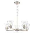 Millennium Lighting 64105-BN Brushed Nickel Strayhan 24'' 5-light Chandelier - Brushed Nickel Image 1