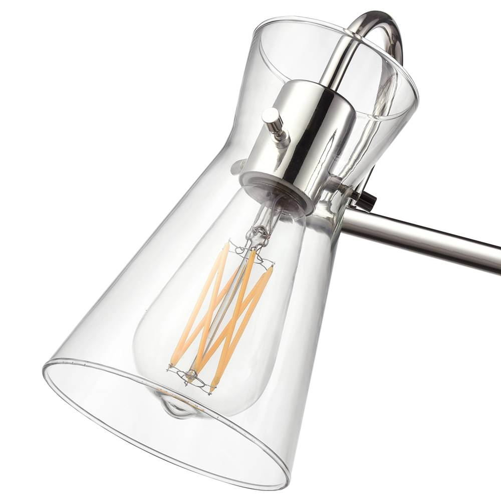 Millennium Lighting 21004-PN Polished Nickel Camellia 30.75'' Wide 4-light Vanity - Polished Nickel Image 5