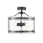 Millennium Lighting Bennetti 14.5'' Wide 2-light Semi Flush - Matte Black