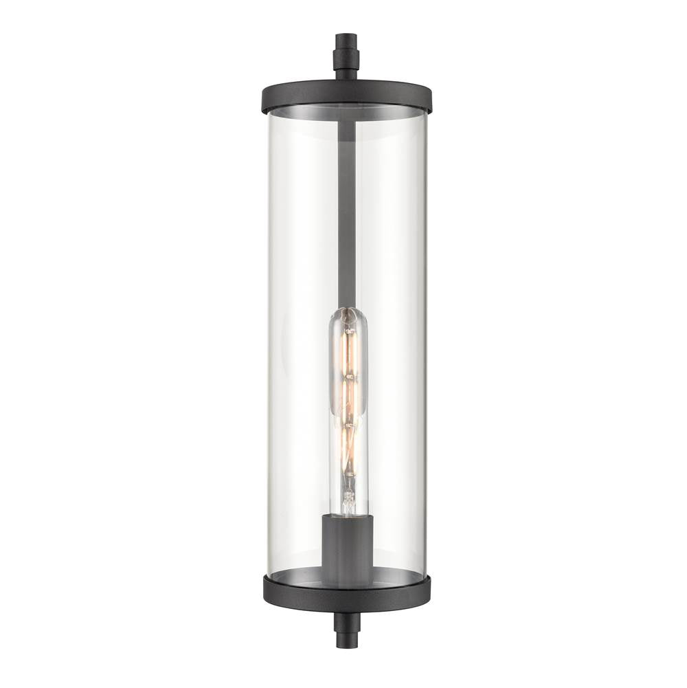 Millennium Lighting 240101-TBK Textured Black Outdoor Wall Sconce Image 6