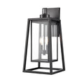 Millennium Lighting 198502-PBK Powder Coated Black Denzell 21.25'' High 2-light Outdoor Wall Sconce - Powder Coated Black Image 1