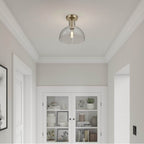 Millennium Lighting 6021-MG Modern Gold Knightsdale 10'' Wide 1-light Semi-flush Mount Image 4