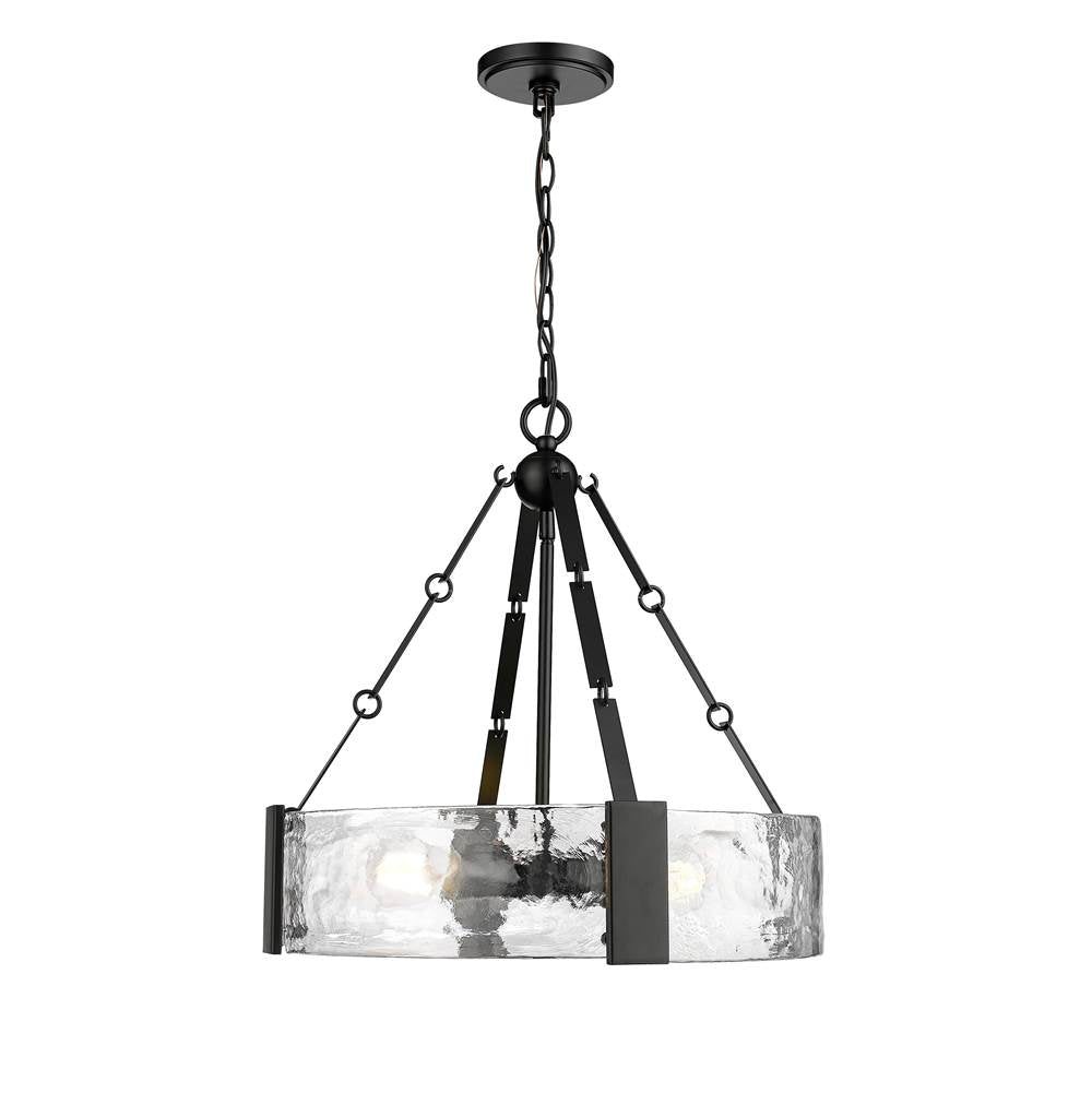 Millennium Lighting Rezi 20.25'' Wide 3-light Pendant - Matte Black