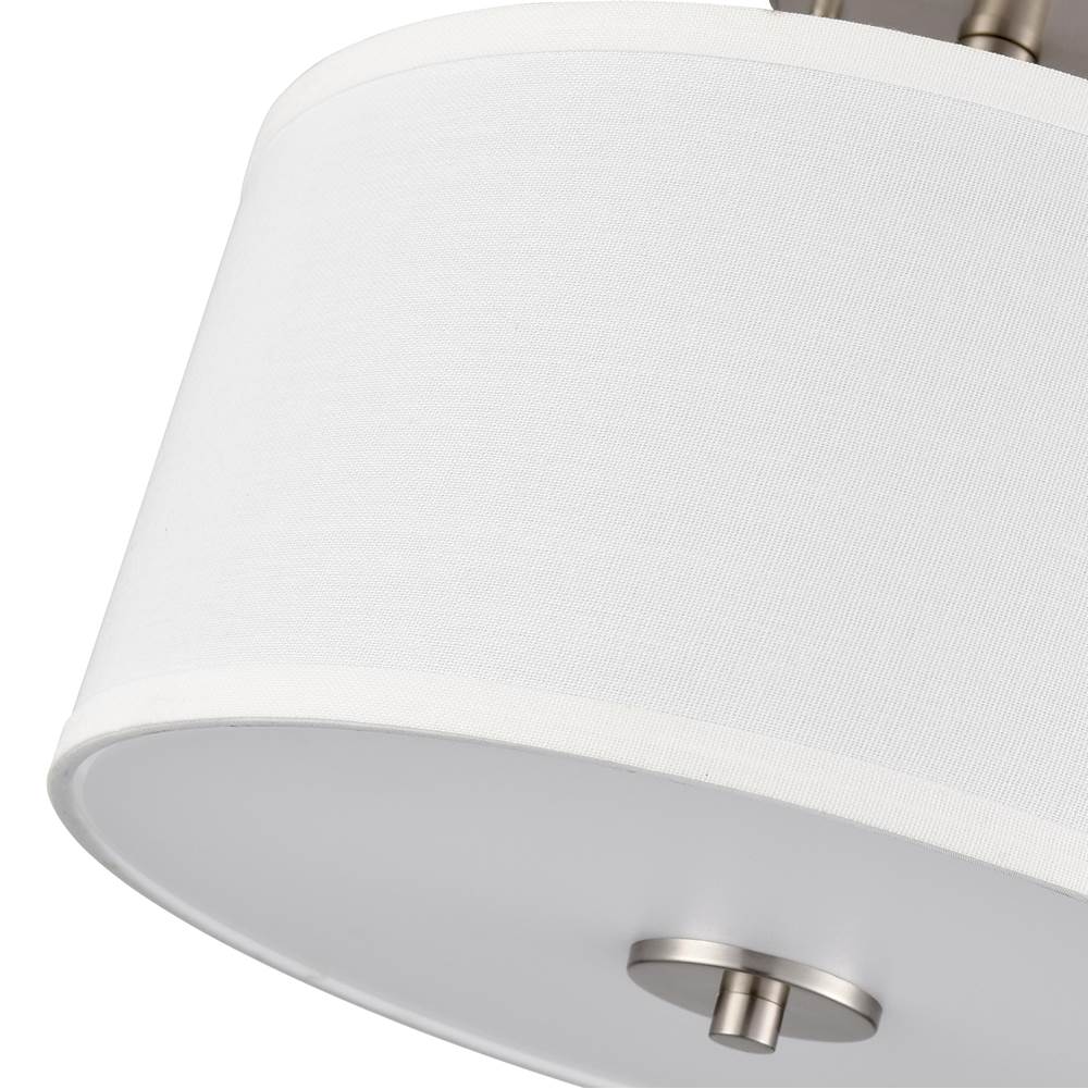 Millennium Lighting 41102-BN Brushed Nickel Guyten 13'' Wide 2-light Semi Flush - Brushed Nickel Image 4