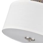 Millennium Lighting 41102-BN Brushed Nickel Guyten 13'' Wide 2-light Semi Flush - Brushed Nickel Image 4