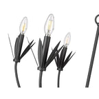 Millennium Lighting 12706-MB Matte Black Chandelier Ceiling Light Image 3
