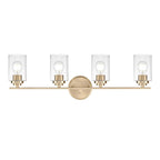 Millennium Lighting 3684-MG Modern Gold Moven 31'' Wide 4-light Vanity - Modern Gold Image 6