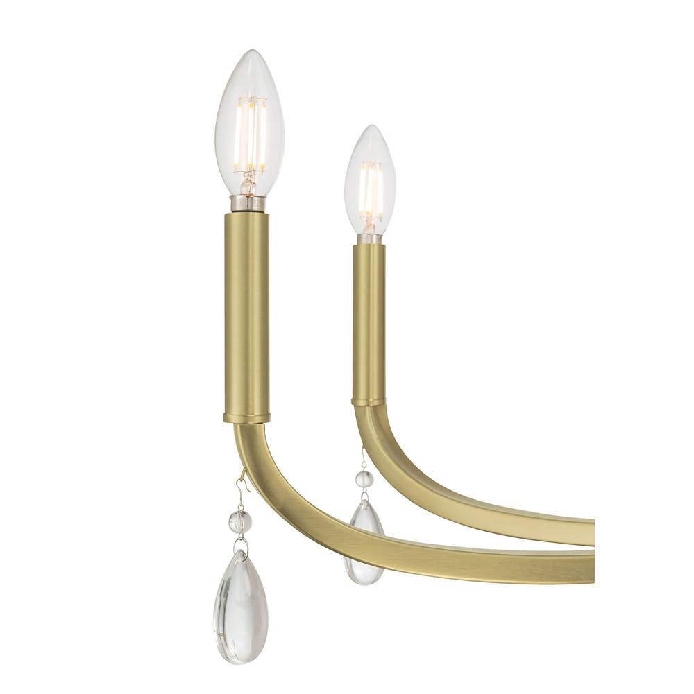 Millennium Lighting 220108-VB Vintage Brass Viremont 36'' Wide 8-light Chandelier Image 6