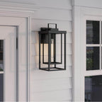 Millennium Lighting 901001-PBK Powder Coated Black Mcdonough 18'' High 1-light Outdoor Wall Lantern - Powder Coated Black Image 3