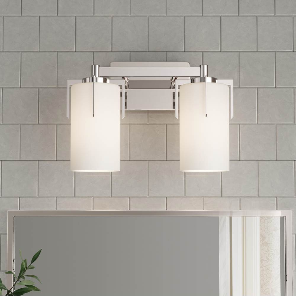 Millennium Lighting 65002-PN Polished Nickel Froselle 13.25'' Wide 2-light Vanity Image 4